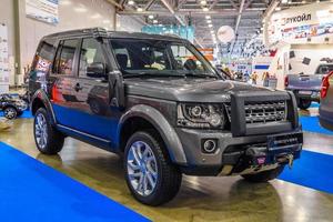 MOSCOW - AUG 2016 Land Rover Discovery IV presented at MIAS Moscow International Automobile Salon on August 20, 2016 in Moscow, Russia photo