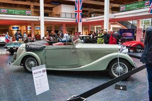 FRIEDRICHSHAFEN - MAY 2019 beige BENTLEY DERBY TOURER 1937 cabrio roadster at Motorworld Classics Bodensee on May 11, 2019 in Friedrichshafen, Germany photo