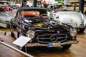 SINSHEIM, GERMANY - MAI 2022 black Mercedes Benz 190 SL cabrio 1957 photo