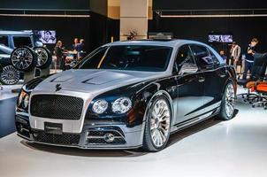 frankfurt - sept 2015 presenta mansory bentley continental gtc foto