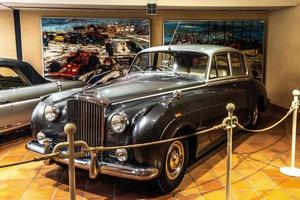 FONTVIEILLE, MONACO - JUN 2017 gray BETNLEY S1 1956 in Monaco Top Cars Collection Museum photo