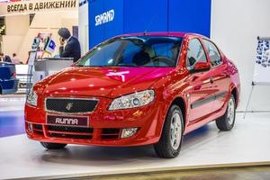 MOSCOW - AUG 2016 Samand Runna presented at MIAS Moscow International Automobile Salon on August 20, 2016 in Moscow, Russia photo