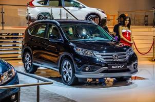 MOSCOW, RUSSIA - AUG 2012 HONDA CR-V 4TH GENERATION presented as world premiere at the 16th MIAS Moscow International Automobile Salon on August 30, 2012 in Moscow, Russia photo