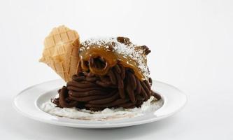 helado de comida italiana foto