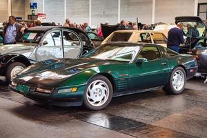 FRIEDRICHSHAFEN - MAY 2019 dark green CHEVROLET CORVETTE C4 1995 coupe at Motorworld Classics Bodensee on May 11, 2019 in Friedrichshafen, Germany photo