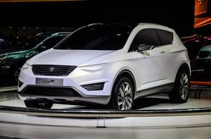 MOSCOW, RUSSIA - AUG 2012 SEAT IBX CONCEPT presented as world premiere at the 16th MIAS Moscow International Automobile Salon on August 30, 2012 in Moscow, Russia photo