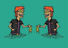 Twin character two vector design