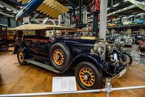 SINSHEIM, GERMANY - MAI 2022 dark blue beige Mercedes-Benz 400 K 1924 photo