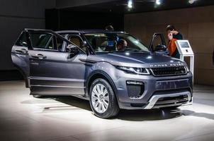 FRANKFURT - SEPT 2015 Land Rover Range Rover Sport presented at photo