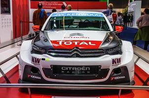 FRANKFURT - SEPT 2015 Citroen C-Elysee WTCC presented at IAA In photo