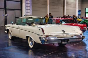 FRIEDRICHSHAFEN - MAY 2019 white CHRYSLER IMPERIAL CROWN 1963 cabrio at Motorworld Classics Bodensee on May 11, 2019 in Friedrichshafen, Germany photo