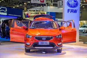 MOSCOW - AUG 2016 FAW D60 presented at MIAS Moscow International Automobile Salon on August 20, 2016 in Moscow, Russia photo