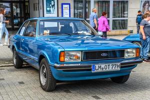 GERMANY, LIMBURG - APR 2017 blue FORD GRANADA 1972 in Limburg a photo