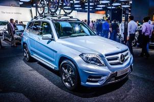 MOSCOW, RUSSIA - AUG 2012 MERCEDES-BENZ GLK-CLASS X204 presented as world premiere at the 16th MIAS Moscow International Automobile Salon on August 30, 2012 in Moscow, Russia photo