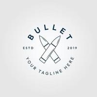 bullet line art logo, icon and symbol,  vector illustration design