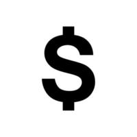 Dollar, USD Currency Icon Symbol. Vector Illustration