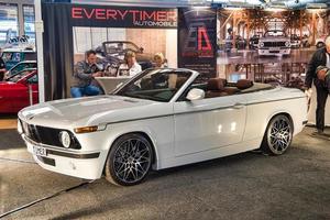 FRIEDRICHSHAFEN - MAY 2019 white BMW ETA 02 E88 135i cabrio at Motorworld Classics Bodensee on May 11, 2019 in Friedrichshafen, Germany photo