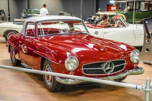 SINSHEIM, GERMANY - MAI 2022 red Mercedes Benz 190 SL 1958 photo