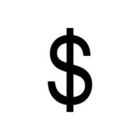 Dollar, USD Currency Icon Symbol. Vector Illustration