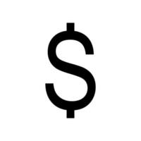 Dollar, USD Currency Icon Symbol. Vector Illustration