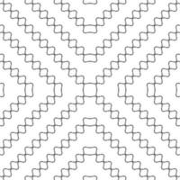 Seamless Curve Lines Motifs Pattern.Contemporary Decoration for Interior, Exterior, Carpet, Textile, Garment, Cloth, Silk, Tile, Plastic, Paper, Wrapping, Wallpaper, Background, Ect. Vector