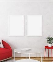 Frame mockup kids room A4 photo