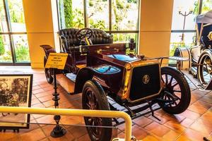 FONTVIEILLE, MONACO - JUN 2017 brown PANHARD LEVASSOR U2-18 1907 in Monaco Top Cars Collection Museum photo