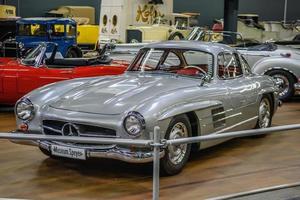 SINSHEIM, GERMANY - MAI 2022 gray Mercedes-Benz 300 SL gullwinged coupe 1955 photo