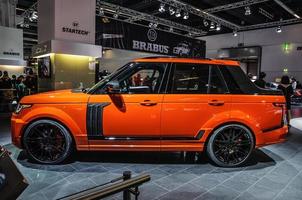 FRANKFURT - SEPT 2015 Crackpot Startech Range Rover pick-up tru photo