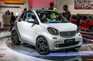 FRANKFURT - SEPT 2015 smart fortwo cabrio presented at IAA Inte photo