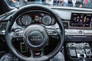 FRANKFURT - SEPT 2015 Audi S8 plus presented at IAA Internation photo