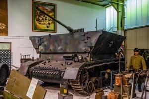 SINSHEIM, GERMANY - MAI 2022 Flak auf Fahrgestell Panzerkampfwagen IV Sd.Kfz. 161 3 Moebelwagen photo