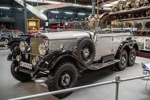 SINSHEIM, GERMANY - MAI 2022 silver black Mercedes Benz G 4 1938 photo