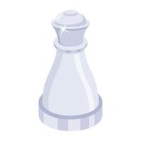 A chess piece flat editable icon design vector