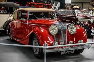 SINSHEIM, GERMANY - MAI 2022 red beige Jaguar S.S. 1938 photo