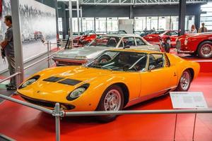 SINSHEIM, GERMANY - MAI 2022 yellow Lamborghini Miura P 400 S sports car photo