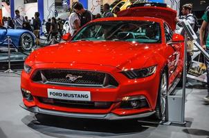FRANKFURT - SEPT 2015 Ford Mustang presented at IAA Internation photo