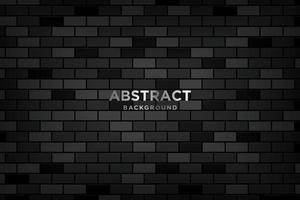 Layers of abstract 3D background overlapping silver glitter with realistic dark brick wall. vector