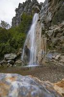 Mountain river stream waterfall green forest Landscape nature plant tree rainforest jungle photo