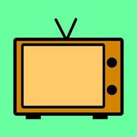 icono de tv, ilustración de vector de televisión.