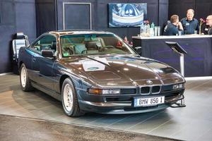 FRIEDRICHSHAFEN - MAY 2019 gray BMW 8 850 I E31 1990 coupe at Motorworld Classics Bodensee on May 11, 2019 in Friedrichshafen, Germany photo