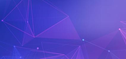 Abstract polygonal space low poly dark background with connecting dots and lines. Connection structure. Vector science background. Polygonal vector background. Futuristic HUD background.