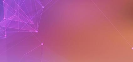 Abstract polygonal space low poly dark background with connecting dots and lines. Connection structure. Vector science background. Polygonal vector background. Futuristic HUD background.