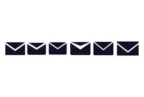 mail icons vector design