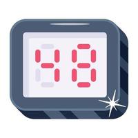 A digital score in flat icon download vector