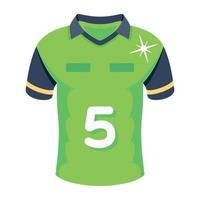 A player shirt flat icon download vector