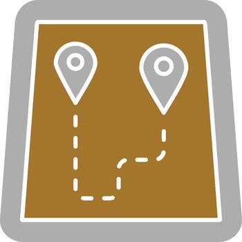 Map Icon Style vector