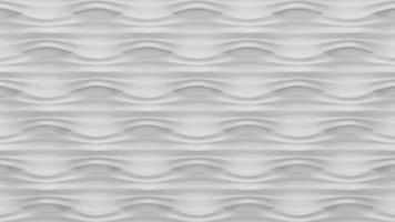 White wave pattern stands out on the background, horizontal wave wall texture. interior wallpaper , 3d illustration. photo