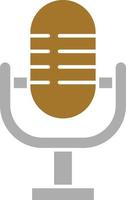 Microphone Icon Style vector