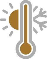 Thermometer Icon Style vector